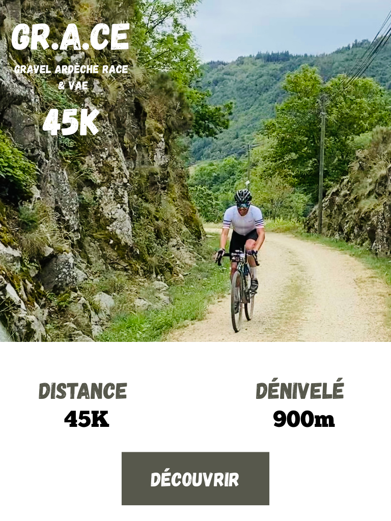 photo de l'epreuve gravel bike ardeche race